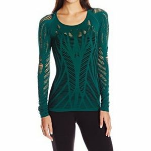 Alo Yoga Wanderer Long Sleeve Top Evermint NWT